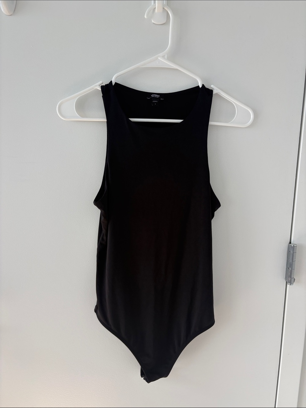 Black Express Sleeveless Bodysuit Tank Top - Women
